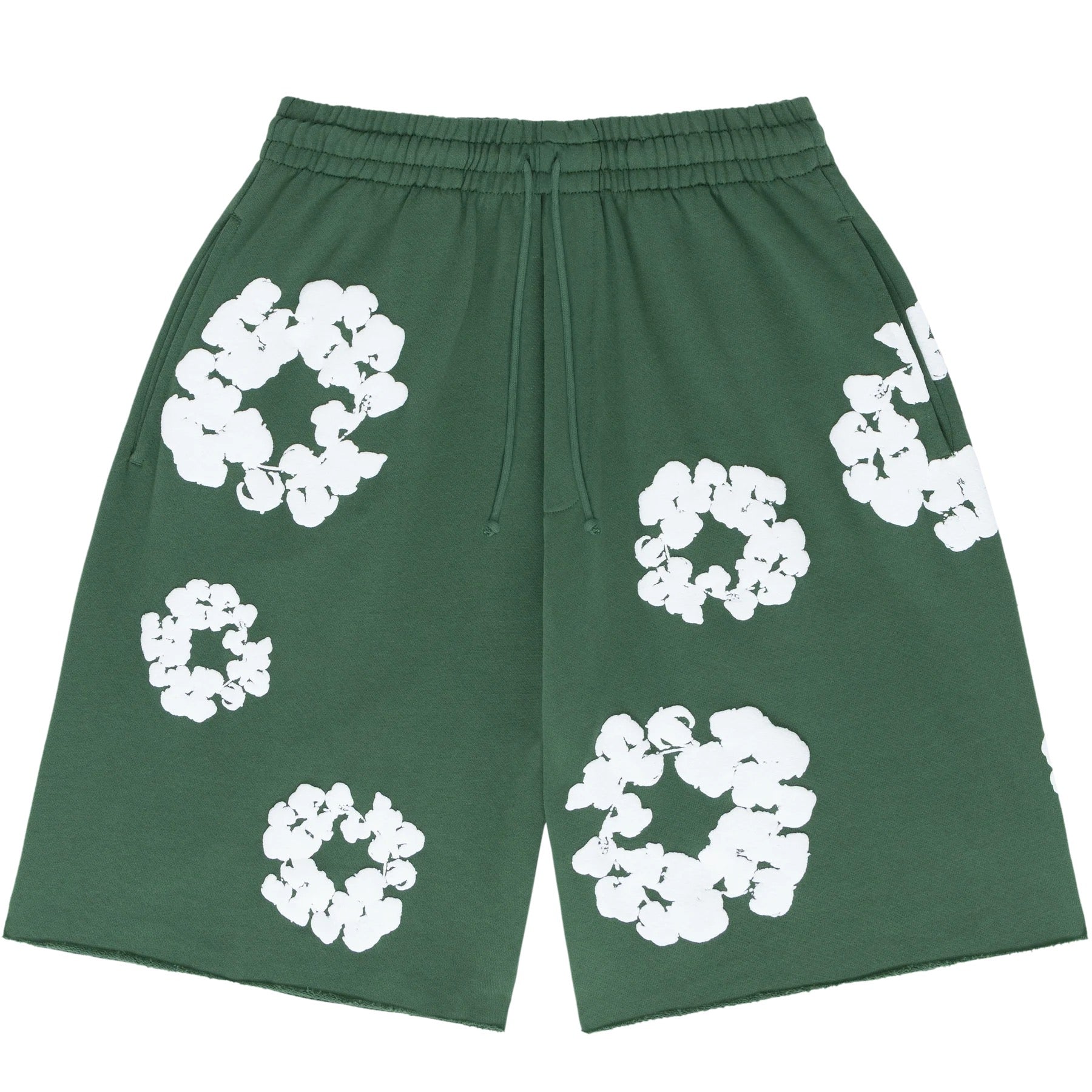 "Flower" Shorts Green